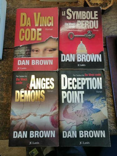 Lot livres dan brown - de,