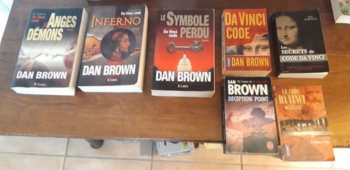 Lot livres dan brown - -,